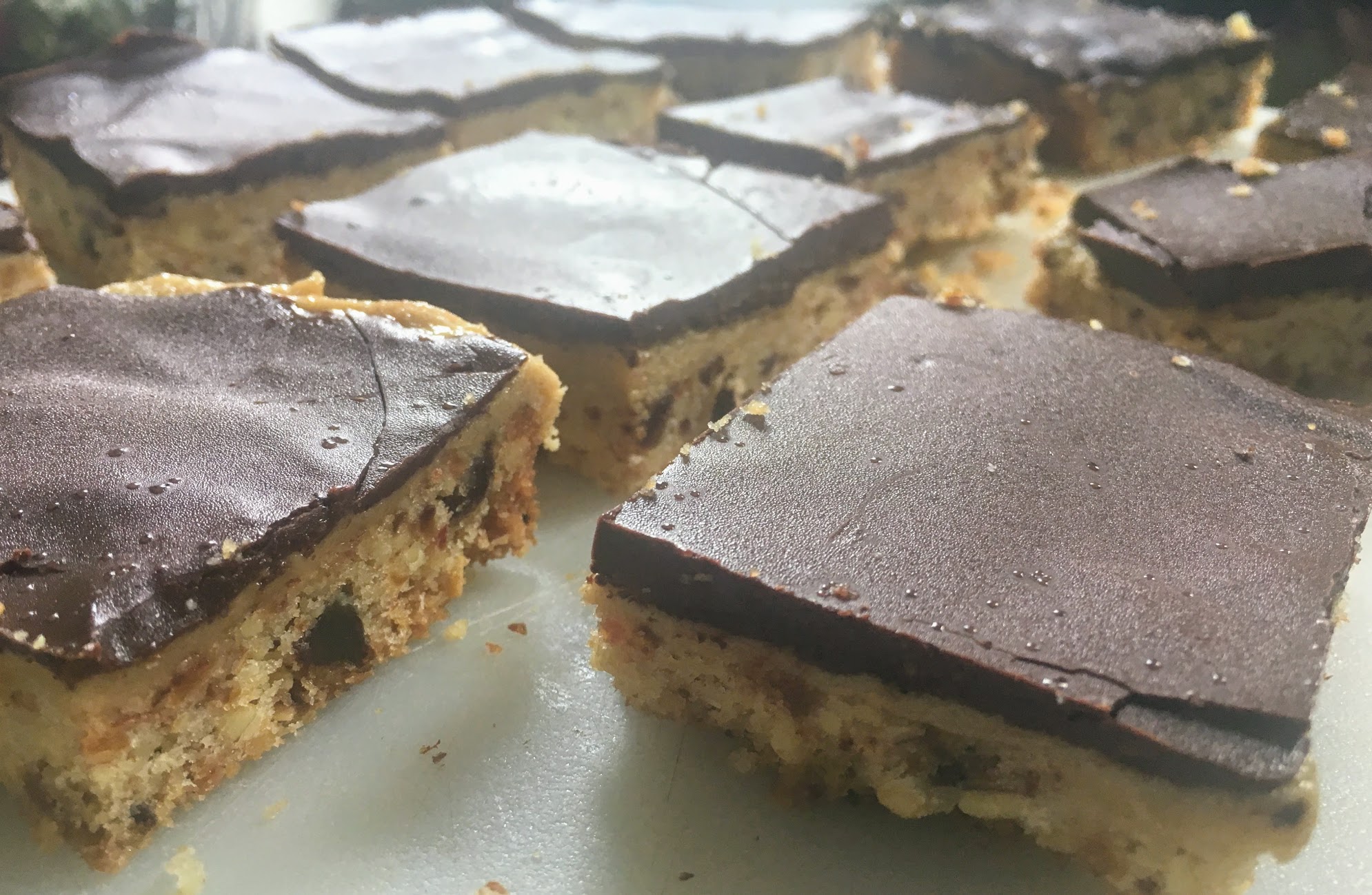 Chocolate Tahini Bars