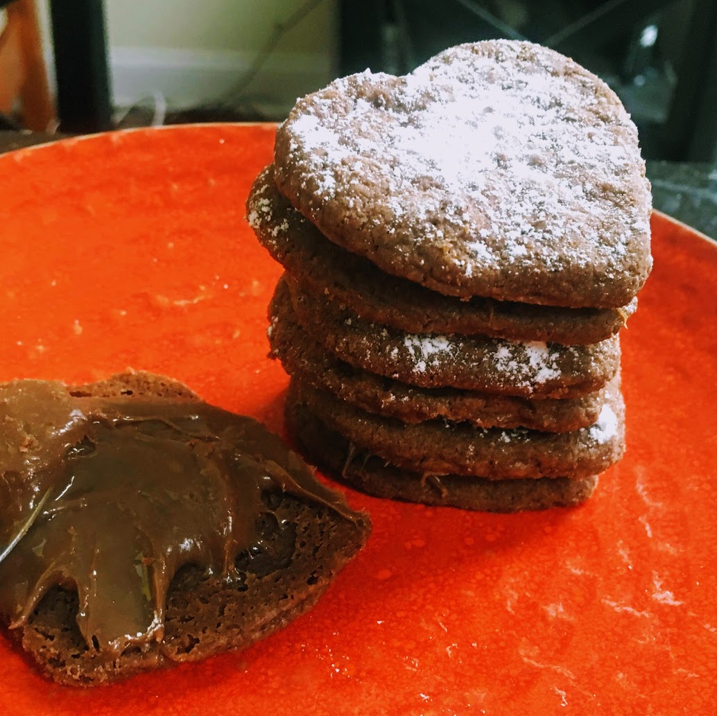 Chocolate Dulce de Leche Sandwich Cookies