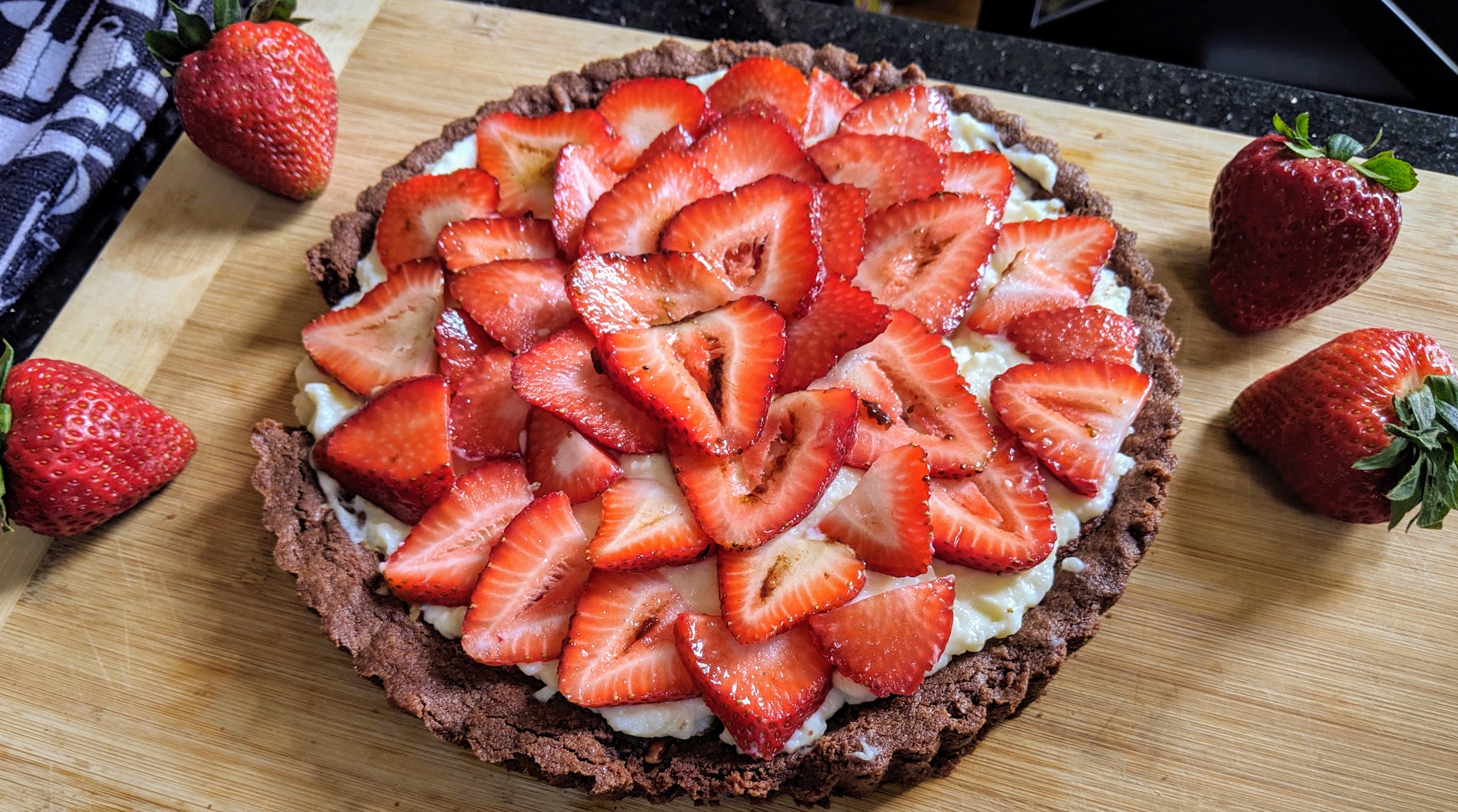 Strawberry Peppermint Tart