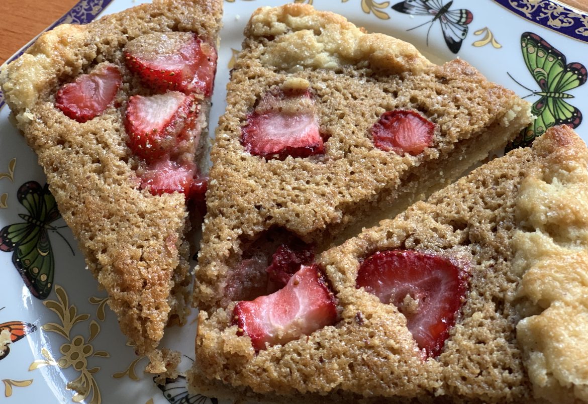 Whole Wheat Strawberry Pecan Galette