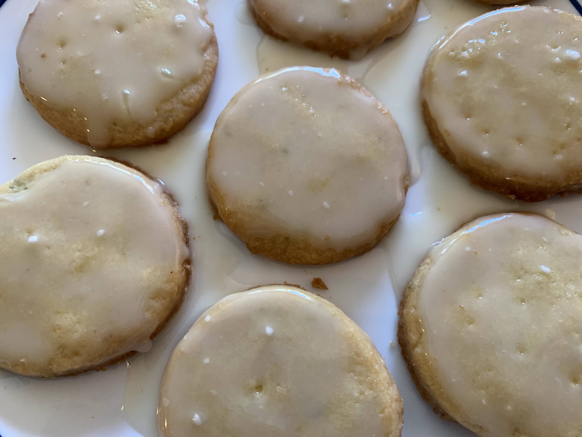 Ginger Lime Shortbread, Two Ways