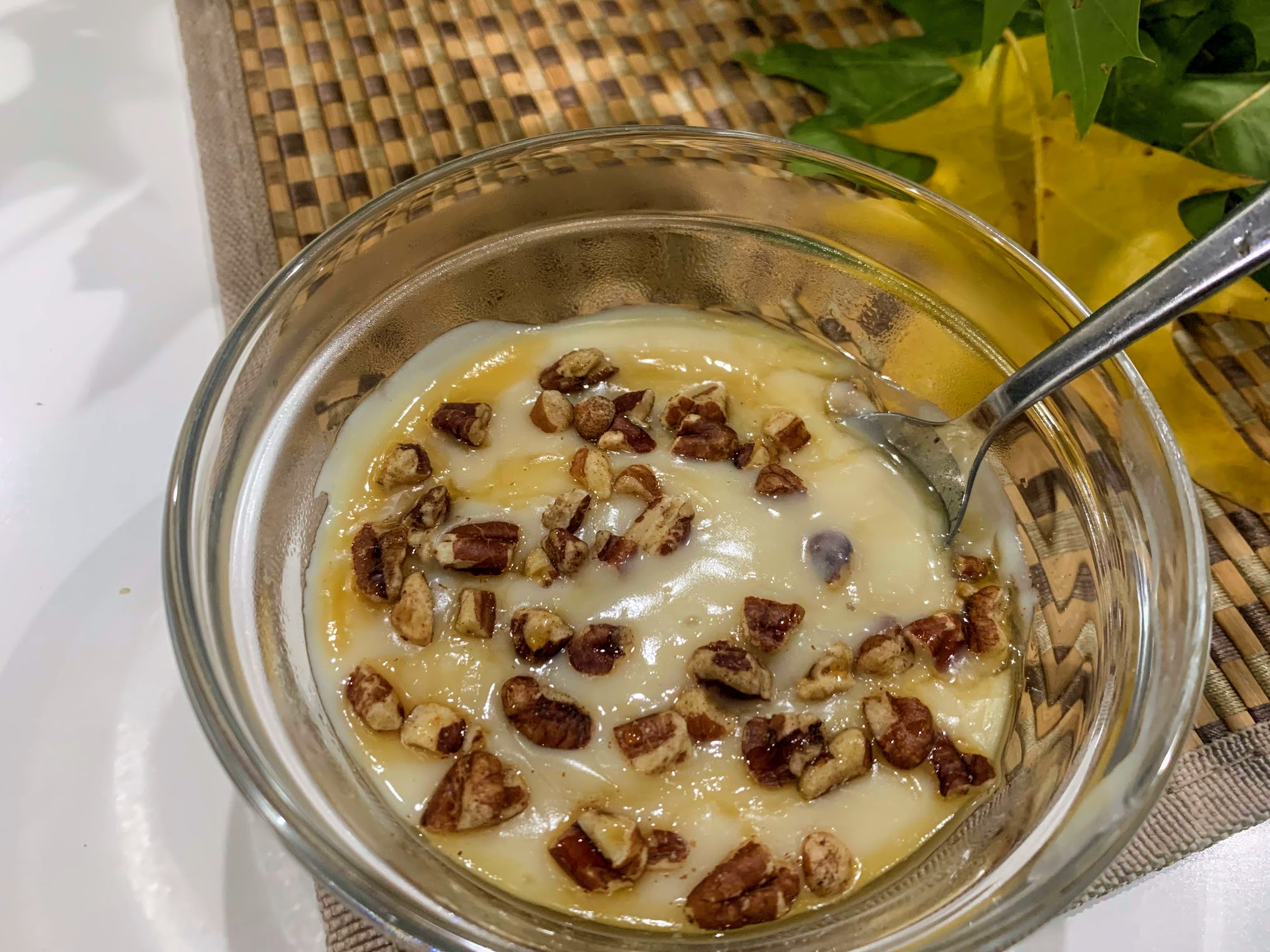 Maple Pecan Pudding