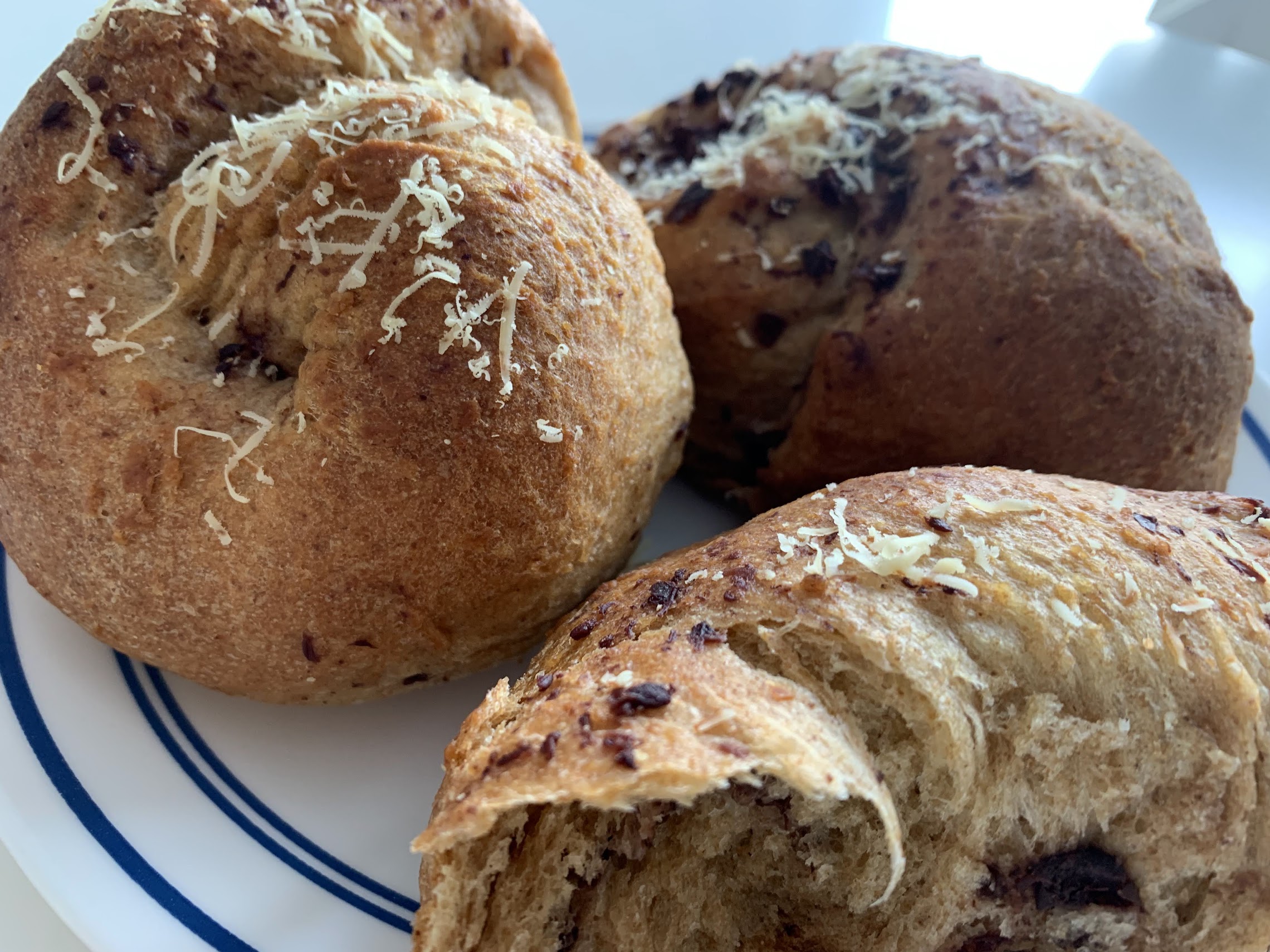 Olive Parmesan Rolls
